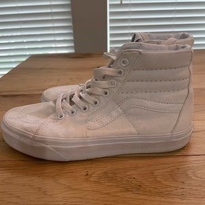 Vans White Mid tennis shoes